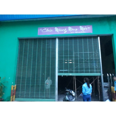 Cửa cuốn song ngang sơn tĩnh điên
